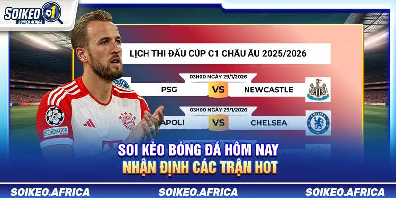 Soi Kèo Bóng Đá Hôm Nay: Cách Lọc Trận & Đọc Tỷ Lệ 2. Soi Kèo Bóng Đá Hôm Nay – Nhận Định Các Trận Hot